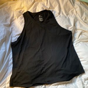 All In Motion Black Racer Back Athletic Top Womens Size XL